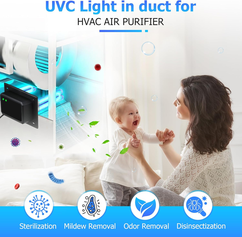 G200 Dual-Lamp UV-C Disinfection System for HVAC and AC Duct Applications